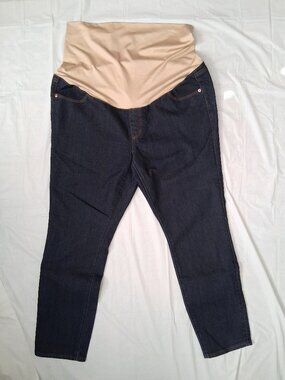 Loft Maternity Dk Blue Jeans Petite 14PM NWOT